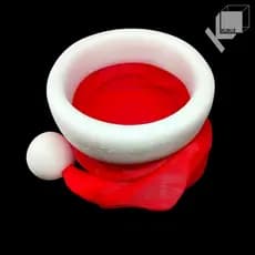 Natal Tigela Vasilha Gorro de Papai Noel