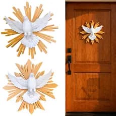 Espírito Santo Pomba do Divino Decorativo de Parede Elegância e Proteção com Design Sofisticado