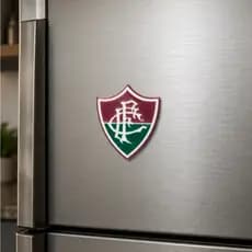 Ímã de Geladeira Fluminense 3D Escudo Alto Relevo para Decorar e Demonstrar Sua Paixão pelo Tricolor