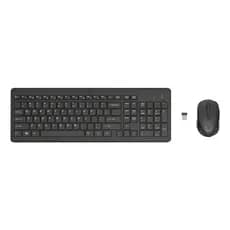 Kit Teclado E Mouse Hp 330 Sem Fio 1600dpi Usb 2,4ghz Hp330 Cor Preto