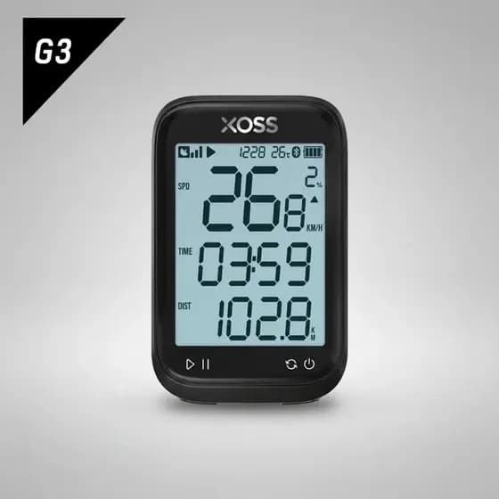 Ciclocomputador Velocímetro GPS XOSS G3 sem fio Bicicletas Estrada Speed MTB -  Preto