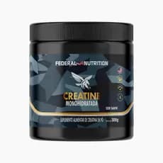 Creatina Monohidratada Pura Pó 300gr Federal Nutrition