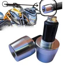 Par De Peso Pezinho maciço De Guidão De Moto Pcx 150 Escovado com Bucha