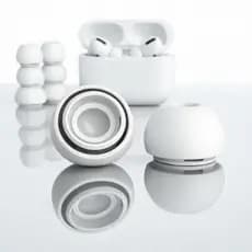 Kit 3 Pares Borracha Adaptador P M G P/ AirPods Pro Com Tela