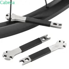 Chave De Raio De Bicicleta CABEZA1 , Aço Inoxidável Com Ferramenta De Roda De Manga De Silicone , Multifuncional