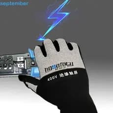 Luvas Isolantes Elétricas SEPTEMBERB , Anti-Eletricidade Com Tela Sensível Ao Toque De Tensão 400V/500V
