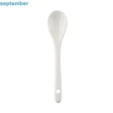 Colher De Agitação SEPTEMBERB , Colheres Brancas De Cerâmica Com Cabo Longo , Mini Tempero Criativa , Chá E Café