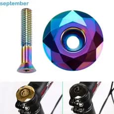 Setembrob Fone De Ouvido Para Bicicleta Mountain Bike MTB 1-1/8 " Parafusos Tampa Da Haste