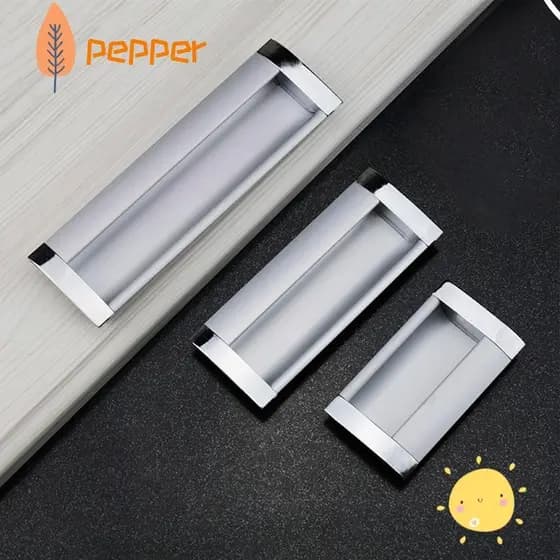 Puxador Porta Pimenta Cozinha Roupeiro Moderna Gaveta Armário Móveis Embutir