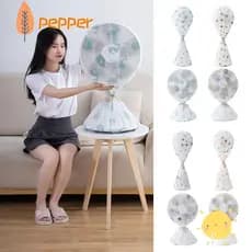 Capa Protetora Contra Poeira Para Ventilador Elétrico PEPPER , Capas Laváveis De Chão À Prova D'água , Protetor De Venti