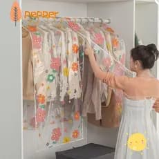 Capa Protetora Contra Poeira Para Roupas PEPPER , Proteção À Prova D'água Armazenamento De Vestido De Grande Capacidade