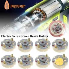 PEPPER 1/2/3pcs Suporte De Escova Motor RS550 De Alta Qualidade Com Cobre Peças De Broca De Carregamento