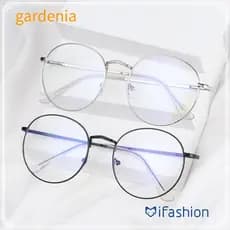 GARDENIA Óculos De Metal Feminino Masculino Armação Ultra Leve Redonda