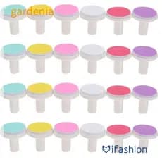 GARDENIA 20 Peças De Almofadas Para Aparador De Unhas , Papel Abrasivo , Recarga Lixa De Bebê , Moedor