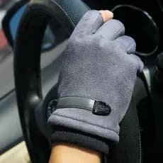Luvas Sem Dedos De Malha Grossa Para Adultos LIL/Multicolorido