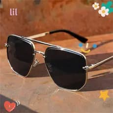 Óculos De Sol LIL Polygon Proteção UV400 Para Dirigir Grandes Tons Masculinos