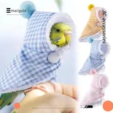 Capa De Papagaio Para Animais De Estimação MARIGOLD , Casaco Xadrez Rosa Azul Amarelo Pássaros , Roupas De Inverno À Pro