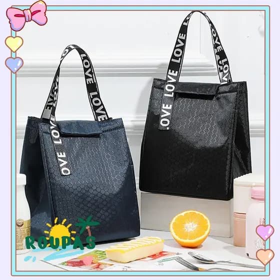 Bolsa Térmica ROUPAS , Lancheiras Térmicas Multifuncionais De Grande Capacidade , Lancheira Com Zíper