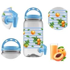 kit 10 suqueiras laranja 2,7l