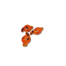 Cadeado de Segurança Alta Resistência Bicicleta/Moto.Cabo de Aço Revestido, com Chave, Antifurto, Modelo CS228 Laranja