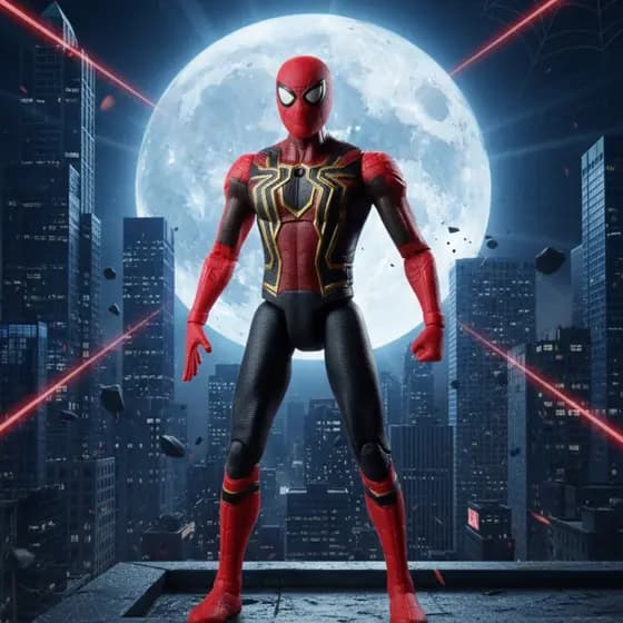Boneco Homem Aranha C/ Garras 16cm Vingadores Colecionáveis Vários Personagens.Presente Dia das Crianças.