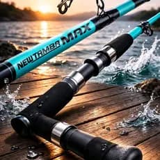 Vara Molinete New Tamba Max 2,10m e 2.40m 30-60lbs – Potência Para Gigantes! Para Molinetes
