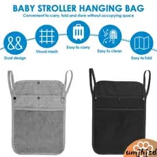 Saco De Suspensão Para Carrinho De Bebê , Malha Visível Dividida Com Alça De Montagem , Bolsa De Armazenamento SHOPSKC55