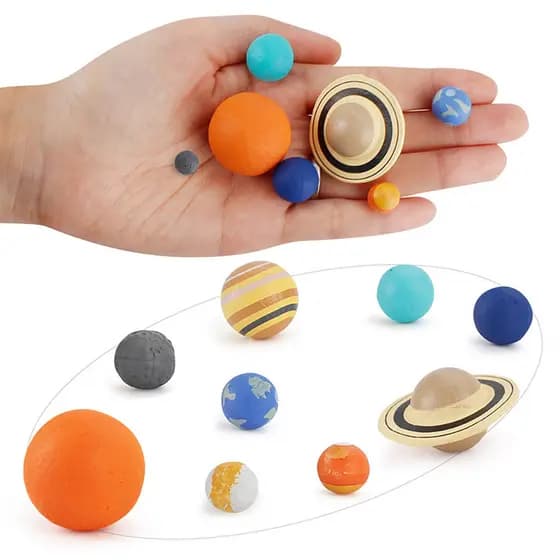 Simulação Do Sistema Solar Planeta Cósmico Universo Modelo Figuras Materiais De Ensino SHOPSKC4971