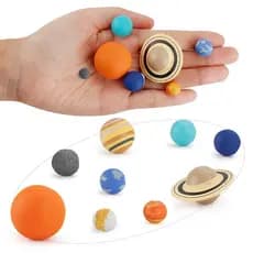 Simulação Do Sistema Solar Planeta Cósmico Universo Modelo Figuras Materiais De Ensino SHOPSKC4971