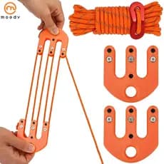 Sistema De Polia De Bloco E Equipamento , Talha De Jogo Portátil , Liberação Rápida , Rolo De Nylon Leve SHOPSKC6419