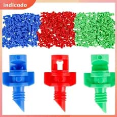 300Pcs Micro Pulverizador De Bico De Névoa 90/180/360 Graus Irrigação De Plástico Aspersor Atomizador SHOPSBC6879