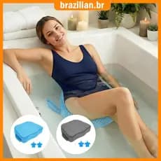 Assento Elevatório De SPA De Malha De Ar 3D Almofada De Elevatória De Banheira De Hidromassagem Ponderada Com Fundo De M