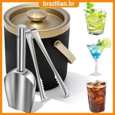 Balde De Champanhe Para Garrafa De Bebidas Geladas , Resfriamento De Cerveja , Recipiente De Vinho , Resfriador De Banhe
