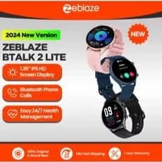 Smartwatch Zeblaze Btalk 2 Lite para homens e mulheres, 1.39 "HD Display, chamadas telefônicas Bluetooth