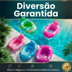 Kit 4 Boias Bote Fralda Crianças Bebês Encaixar Pernas Infantil