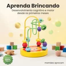 Brinquedo Educativo Aramado Pedagógico Sensorial Infantil Colorido