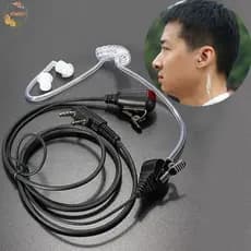PEEWANY1 FBI Estilo Elegante Rádio Walkie Novo Fone De Ouvido Talkie De 2 Pinos