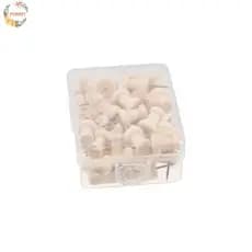 PEEWANY1 50 Pcs Alfinete De Pressão , Cartões De Parede De Placa De Cortiça , Alfinetes Pinos De Tachas De Plástico