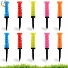 PEEWANY1 Golf Tees Plástico 3.26 Polegadas 5 Cores Suporte Para Bola De Golfe Estabilidade Em Massa Camisetas