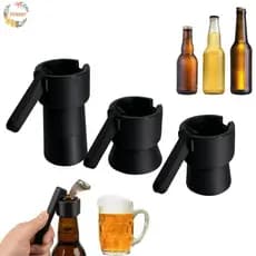 Abridor De Garrafas De Cerveja Com Alavanca PEEWANY1 , Lançador Portátil De Tampa De Garrafa , Removedor Universal De Ja