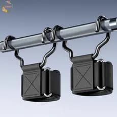 PEEWANY1 1 PC/Par Gancho De Aperto De Levantamento De Peso , Protetor De Pulso De Energia Auxiliar Pull-up Antiderrapant