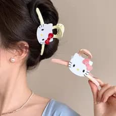 Coreano Hellokitty Cat Hairpin Moda Ins Bonito Presente De Aniversário De Estudante