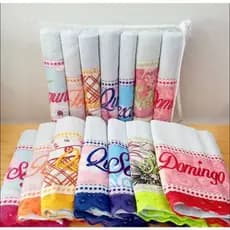 Kit Pano de Prato Semaninha com 7 Luxo 100% Algodão – Alta Absorção | Pano de Copa Sortido com Zíper