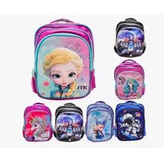Mochila Escolar 3D Estampado Fosco Infantil Bolsa Menino Grande