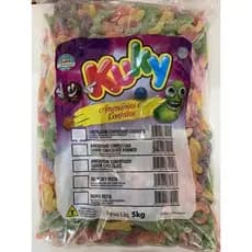 Bala de Goma minhocas cítrica 5kg - – Diversão e Sabor