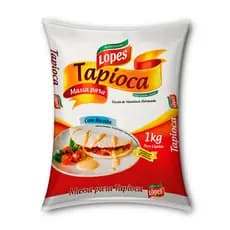 Tapioca Lopes Massa Pronta 1kg | Fécula de Mandioca