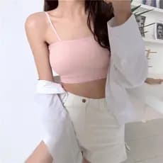 WECHERY Sutiã Push Up Sem Costura Feminino Tubo Confortável Tamanho Livre Com Roupa Íntima Acolchoada