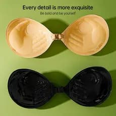 WECHERY Sutiã Push Up Para Mulheres , Capa De Mamilo , Adesivo No Peito , Invisível Sem Alças , Roupa Íntima
