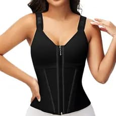 WECHERY Mulheres Emagrecimento Shapewear Espartilho Cinto Modelador De Corpo Pós-Parto Potenciador Cintura Trainer Top
