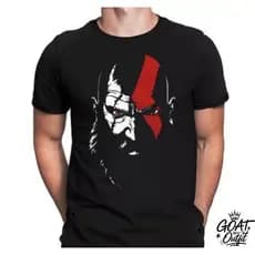 Camiseta Game God Of War Kratos Camisa Masculina Feminina 100% Algodão